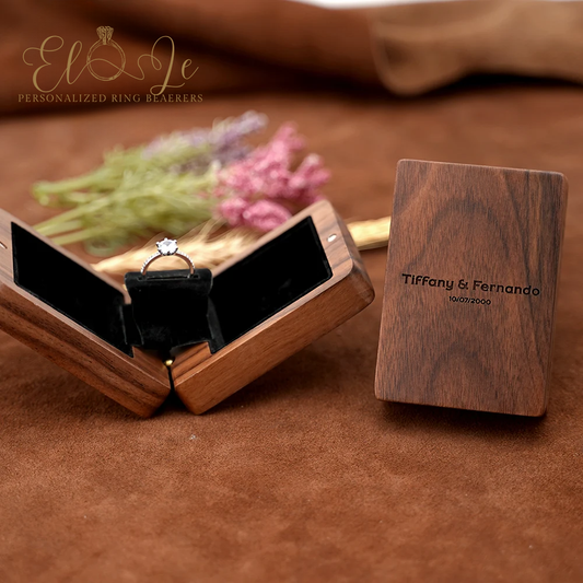 Custom Engraved Double Action Jewelry Gift Box