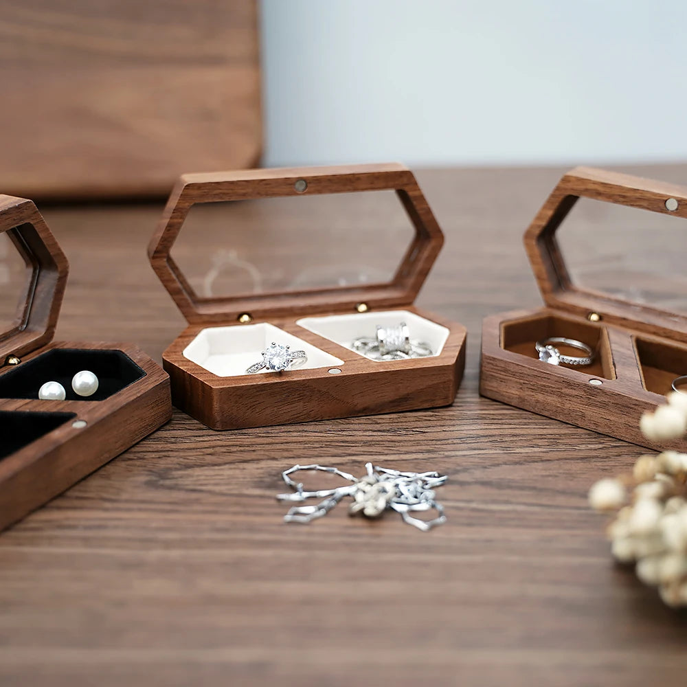 Custom Engraved Engagement and Wedding Ring Holder